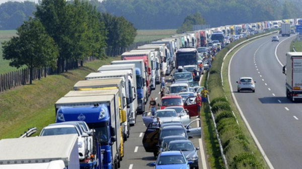 bouchons autoroute M1