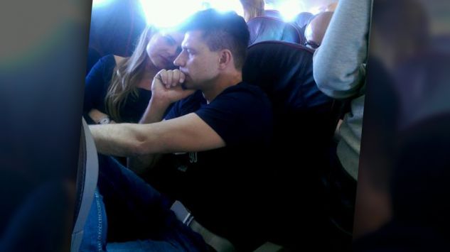 Ryszard Petru et Joanna Schmidt dans l avion