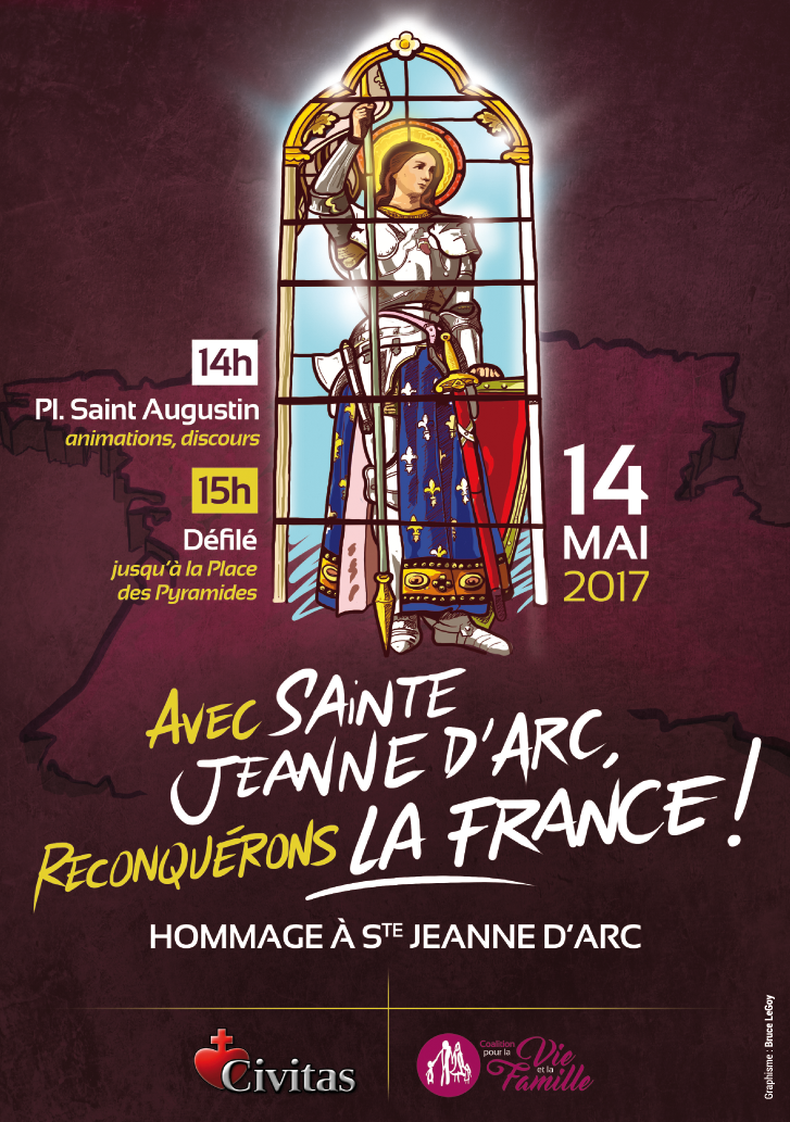 Avec Sainte-Jeanne d'Arc, reconquérons la France !