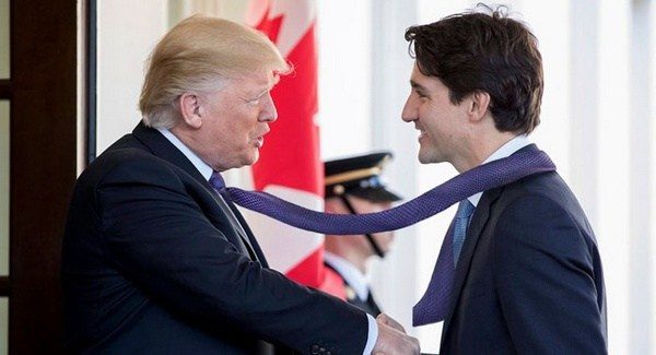 trump-cravate-trudeau