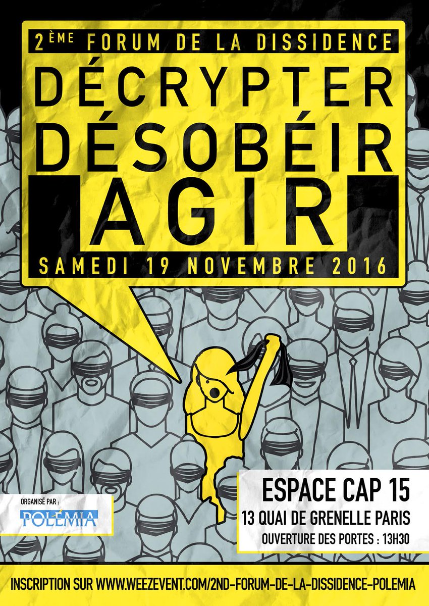Ne ratez pas le 2e forum de la dissidence organisé par la Fondation Polémia