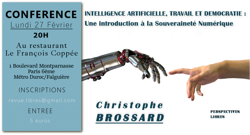Vidéo de la conférence de Christophe Brossier : “Introduction à la souveraineté numérique”