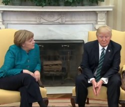Quand Trump refuse de serrer la main à Merkel