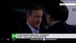 David Cameron reconnaît que le Brexit n’est pas une catastrophe