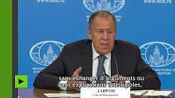 Sergueï Lavrov : les États-Unis entendent diviser le territoire syrien