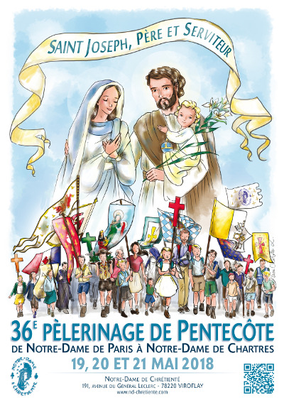 Ce week-end de la Pentecôte, en marche vers Chartres !