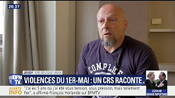 “Il aurait fallu encager” la manifestation du 1er mai, estime un CRS présent