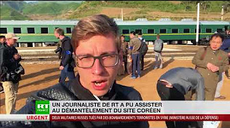 Destruction du site d’essais nucléaires nord-coréen : le reportage d’Igor Jdanov