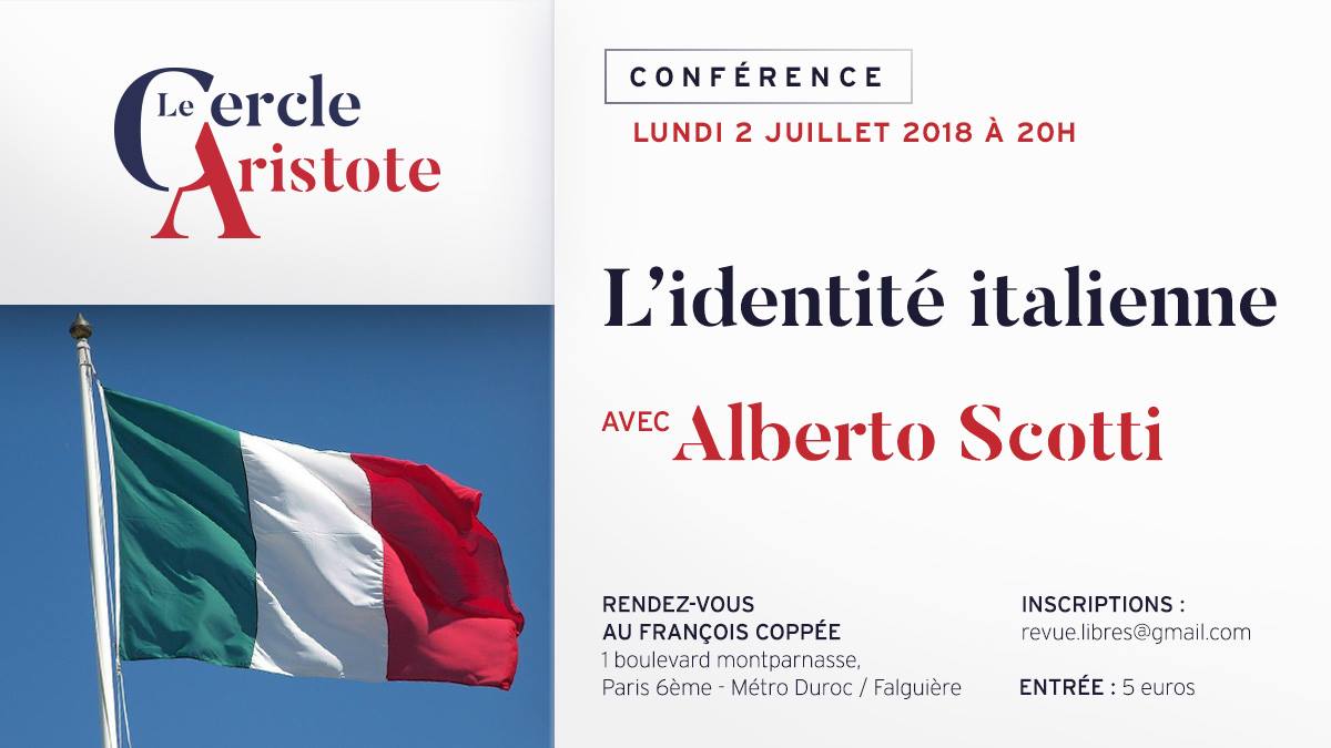 Conférence d’Alberto Scotti : “L’identité italienne”