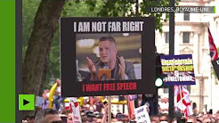 Londres : affrontements entre des partisans de Tommy Robinson et la police