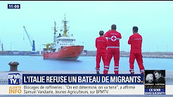 L’Italie et Malte refusent de recevoir un navire avec plus de 600 clandestins