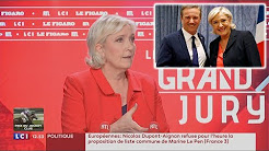 Marine Le Pen veut s’allier à Nicolas Dupont d’Aignan et stopper les sanctions contre les pays anti-invasion immigrée