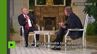 « Laissez-moi parler ! » : interrompu, Poutine répond en allemand à un journaliste autrichien