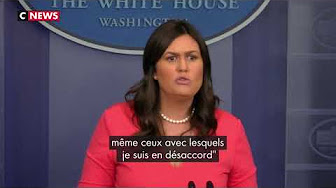 La porte-parole de la Maison Blanche, Sarah Sanders, refusée par un restaurant parce qu’elle travaille pour la Maison Blanche…