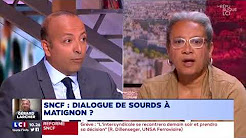 Statut des cheminots : Rafik Smati VS une responsable de la CGT