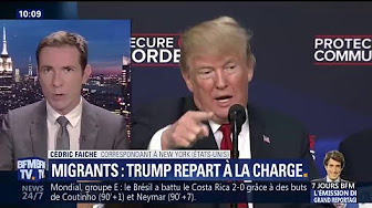 Donald Trump reçoit des familles victimes de crimes commis par des clandestins