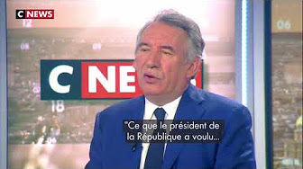 François Bayrou : « Un trop grand nombre de députés »