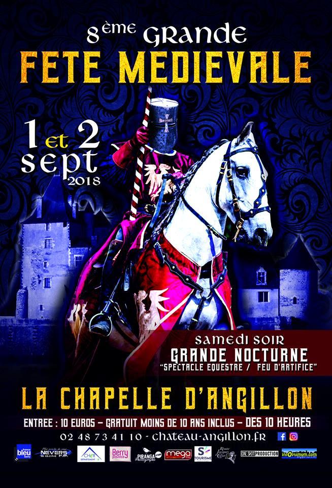 1er et 2 septembre : ne ratez pas la grande fête médiévale de La Chapelle d’Angillon
