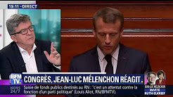 Discours de Macron au Congrès de Versailles : “C’est un introït absolument narcissique” (Mélenchon)