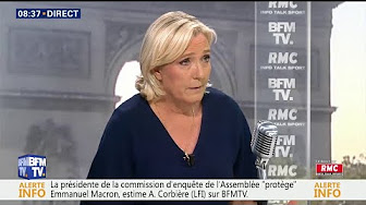 Affaire Benalla : Emmanuel Macron “se comporte comme un chef de clan”, dénonce Marine Le Pen