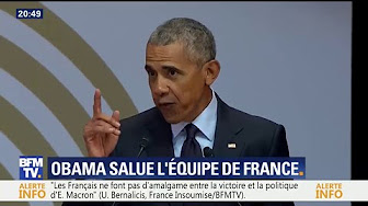 Obama salue la “diversité” de l’Équipe de France lors d’un hommage à Nelson Mandela