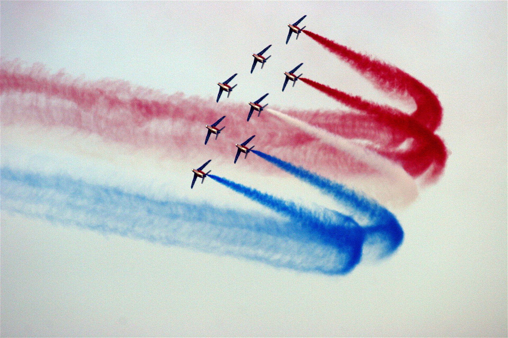 Grande guerre : l’hommage de la patrouille de France