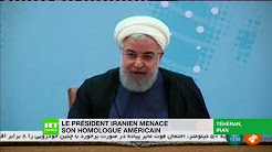 Le président iranien menace son homologue américain