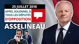 Appel de François Asselineau aux parlementaires d’opposition pour l’engagement de l’article 68 de la Constitution