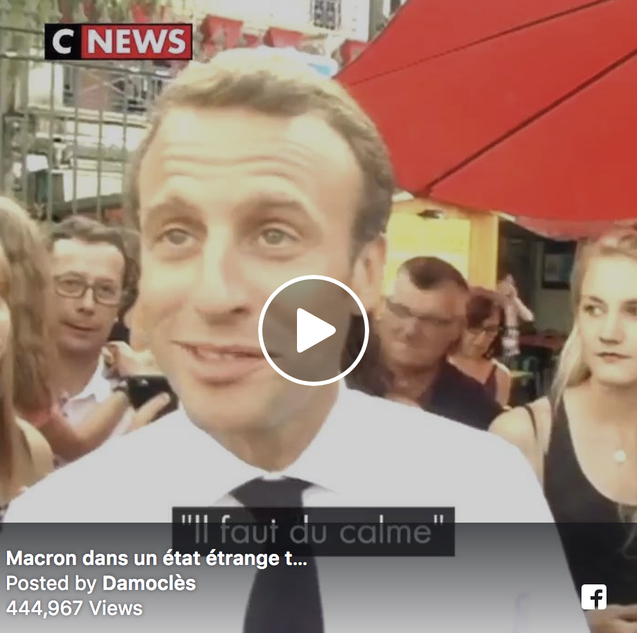 Quand Macron essaye d’esquiver une question sur l’affaire Benalla-Macron…