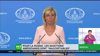 Pour la Russie, les sanctions américaines sont « inacceptables »