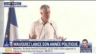 Laurent Wauquiez : “Un an après l’élection d’Emmanuel Macron, la France ne va pas mieux”