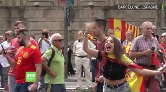Barcelone : marche de la droite nationale contre l’indépendance de la Catalogne