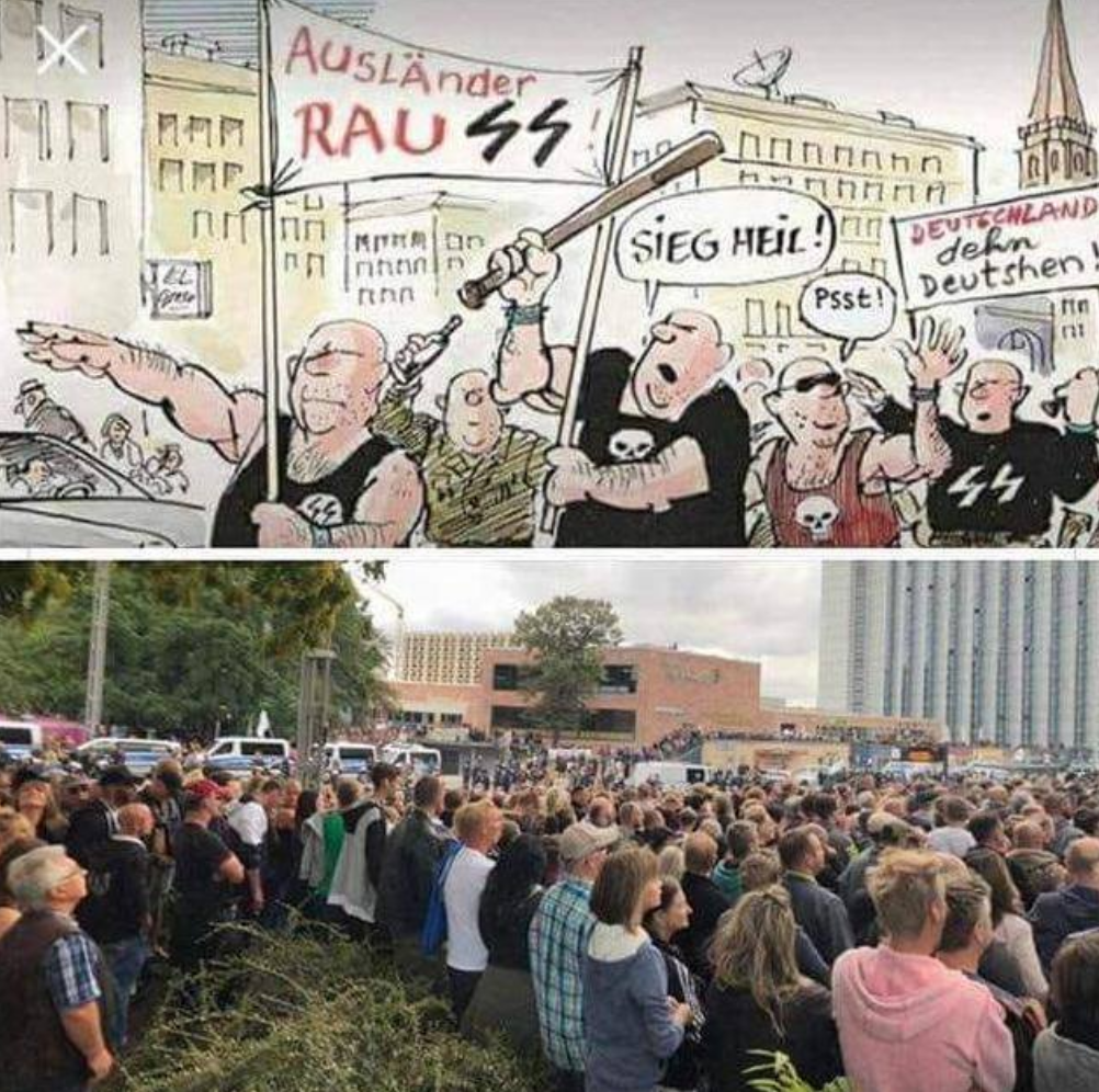 Manifestations de Chemnitz : merdias VS réalité