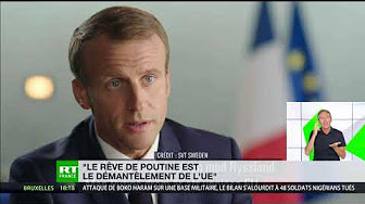 « Le rêve de Poutine est de démanteler l’UE » affirme Macron. Qu’en pense le président russe ?