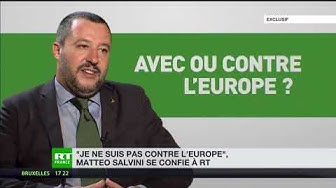 Matteo Salvini : « À Bruxelles, ils ne comprennent que le langage de l’argent »
