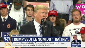 Tribune anonyme : Donald Trump veut que le “New York Times” révèle le nom “du lâche”