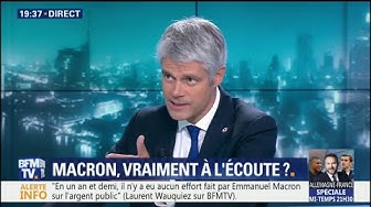 Laurent Wauquiez : “Il faut augmenter le temps de travail dans l’administration et dans l’Etat, tout le monde doit passer aux 39 heures”