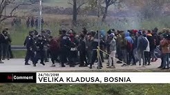 Bosnie : échauffourées entre clandestins et police