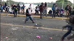 Caravane des envahisseurs : clash à la frontière entre le Guatemala et le Mexique