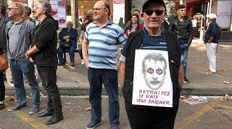 Les retraités français dans la rue : “Trahis par Macron”
