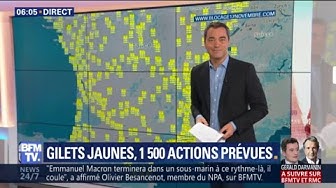 Gilets jaunes : 1500 actions prévues samedi