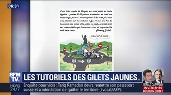 Gilets jaunes : sur les réseaux sociaux, des tutoriels pour les blocages