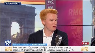 Adrien Quatennens dénonce “une campagne électorale déguisée en grand débat national”