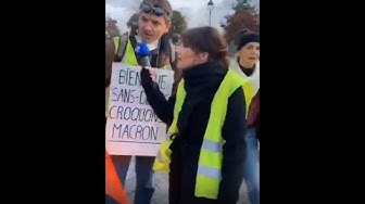 Une fausse journaliste de BFM TV demande aux Gilets Jaunes pourquoi ils détestent tant cette chaîne (VIDÉO)