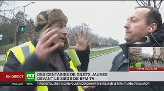 Un Gilet jaune dénonce le parti-pris de BFM TV qu’il accuse d’avoir fait élire Macron (VIDÉO)
