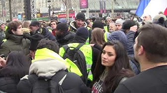 Acte VII : CNEWS se fait virer de la manifestation des Gilets Jaunes sur les Champs Élysées (VIDÉO)