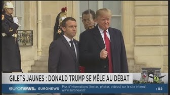 Gilets Jaunes : Trump appelle Macron à se retirer du coûteux Accord de Paris
