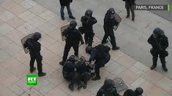 Interpellation musclée au Trocadéro en marge de l’acte 7 (VIDÉO)