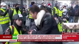 Un Gilet Jaune traite Macron de corrompu qui a vendu la France (VIDÉO)