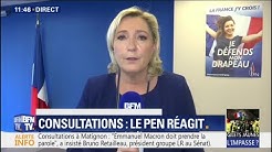 “Il est urgent de retrouver la maîtrise de nos frontières” (Marine Le Pen)